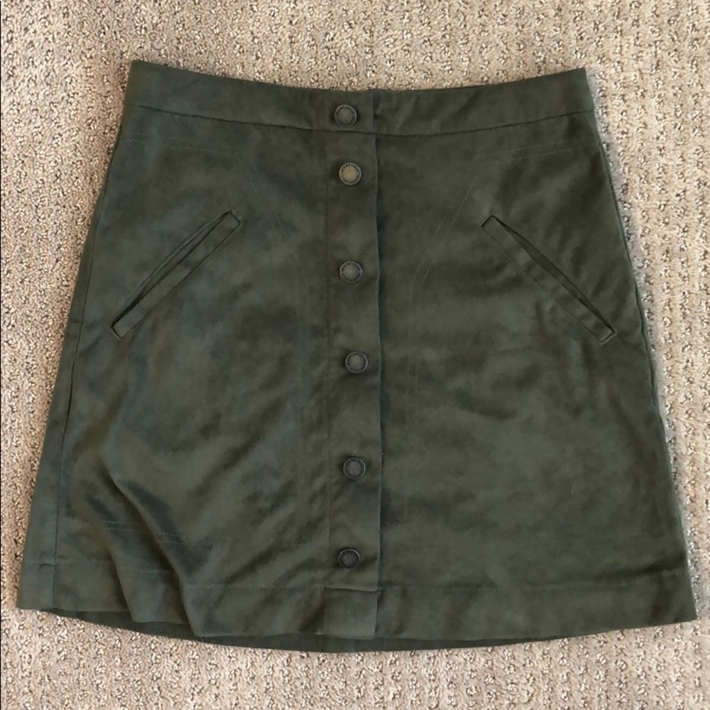 Forest Green Miniskirt